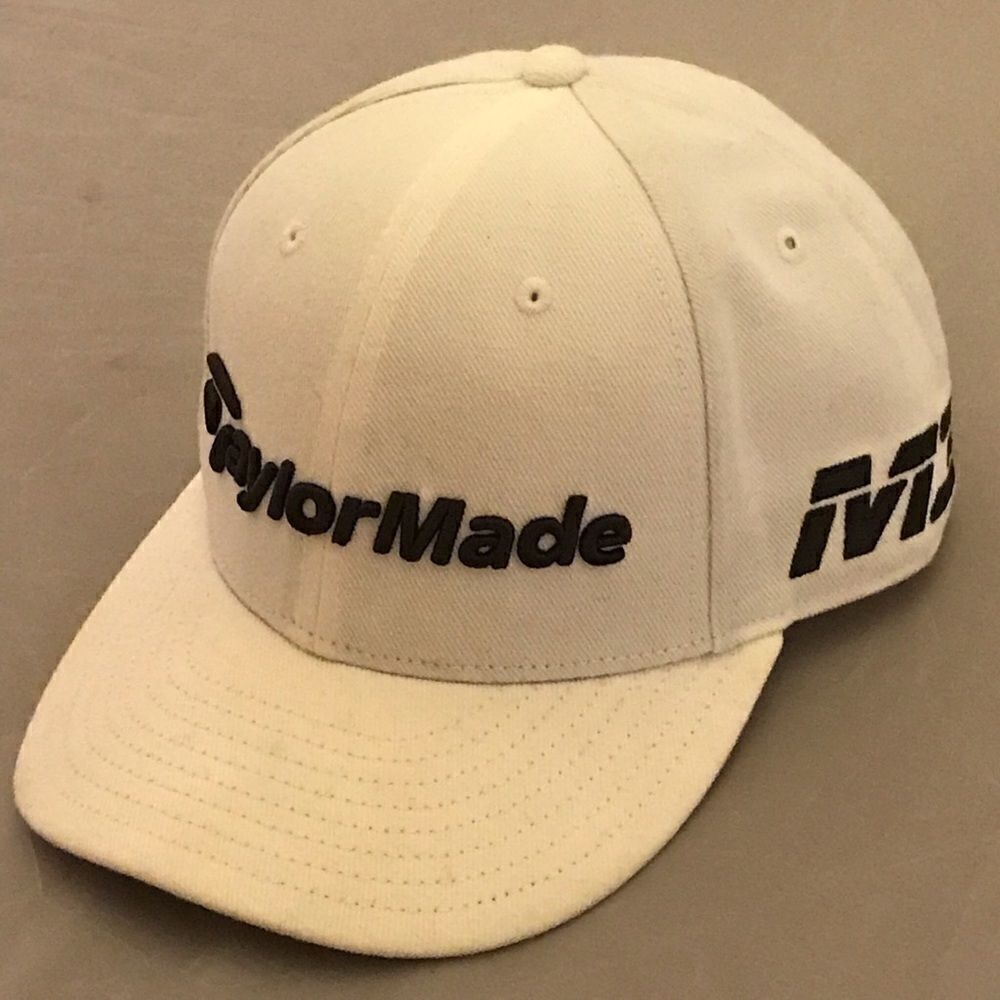 New Era Taylor Made Golf Classic Black and White Baseball Hat - Picture 6 of 16